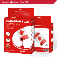 Load image into Gallery viewer, Canadian Flag Adult Party Flask: 2 liter Flasks Make the Perfect Drink Dispenser for Your Canada Day Party Supplies, Summer Beach or Pool Party,Hockey, Soccer,or Baseball Parties,Funny Gifts, and More
