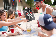 Load image into Gallery viewer, Party Flasks Pirate Flag Adult 2 liter Flasks Make the Perfect Drink Dispenser for Your Pirate Party Supplies, Summer Beach or Pool Party, Sports Tailgating, Funny Gifts, and More

